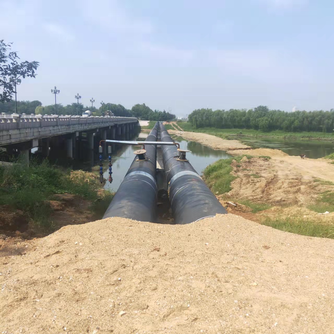静安自来水输油管道清洗